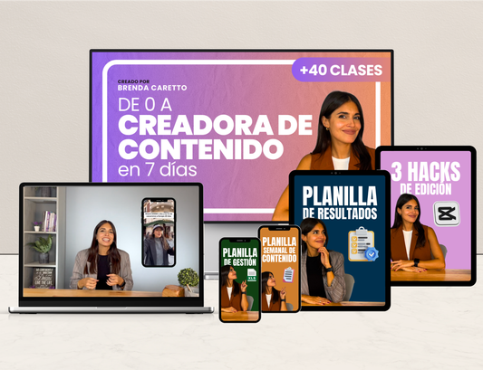 De 0 a Creadora de Contenido en 7 días